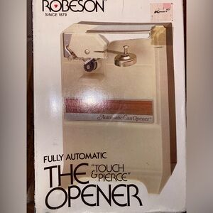 Fully Automatic Antique Touch & Pierce Can Opener.